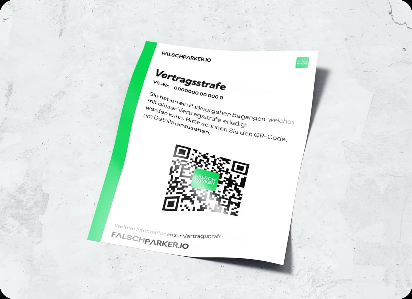 Digitale Vertragsstrafe als QR-Strafzettel
