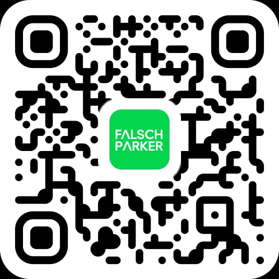 QR code to download the FalschParker app
