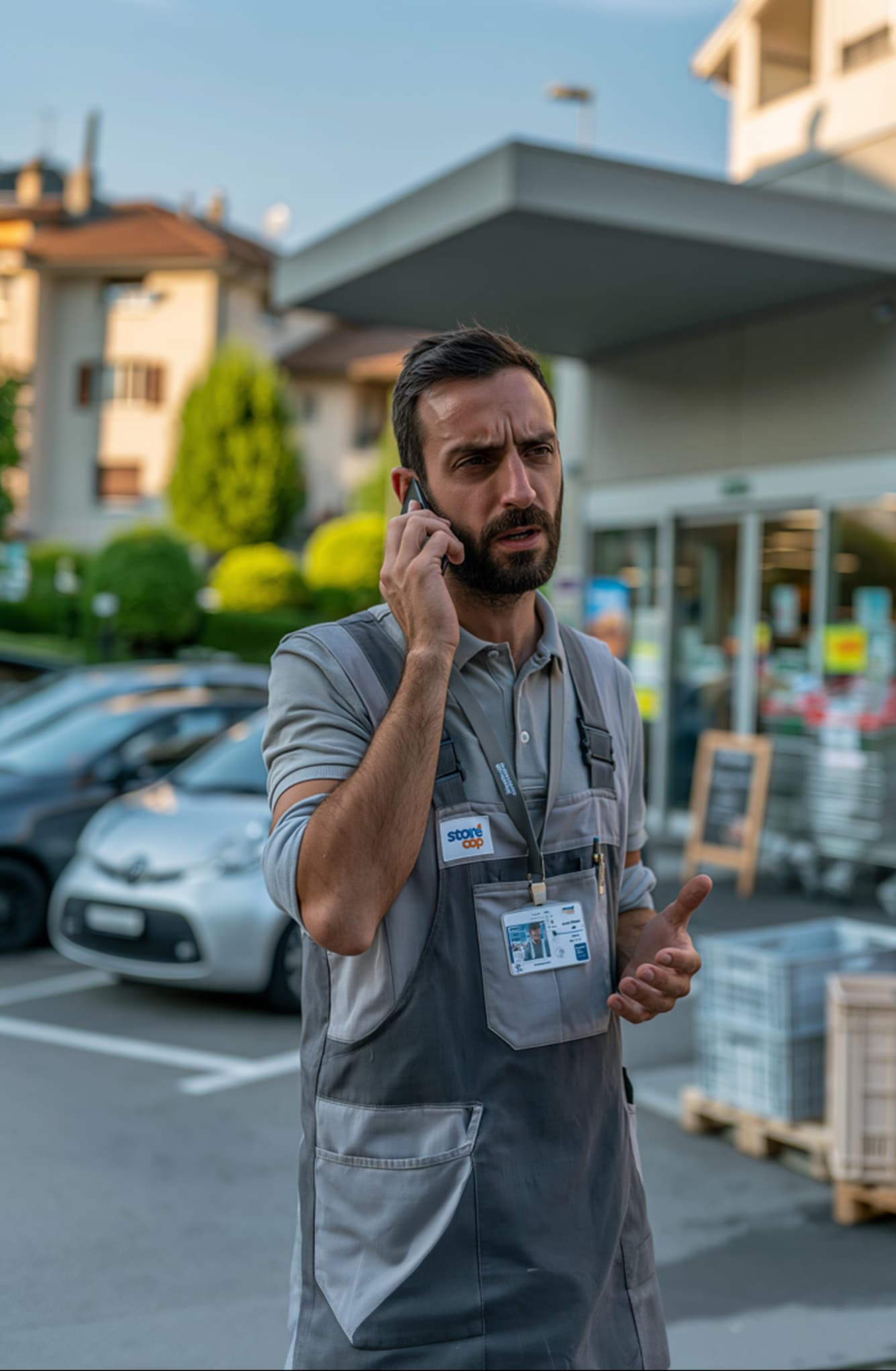 Employee documenting a wrongful parker on the street
